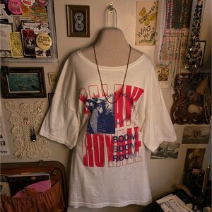 Palaye Royale Band Graphic T-Shirt Unisex 2XL White Red Blue Boom Boom Room Tour